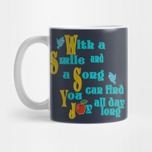 With a Smile and Song Mug